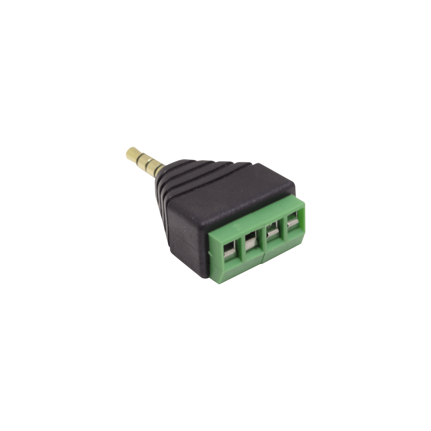 Conector A/V 4-Pin Jack 3.5mm Macho a Regleta Terminal 2