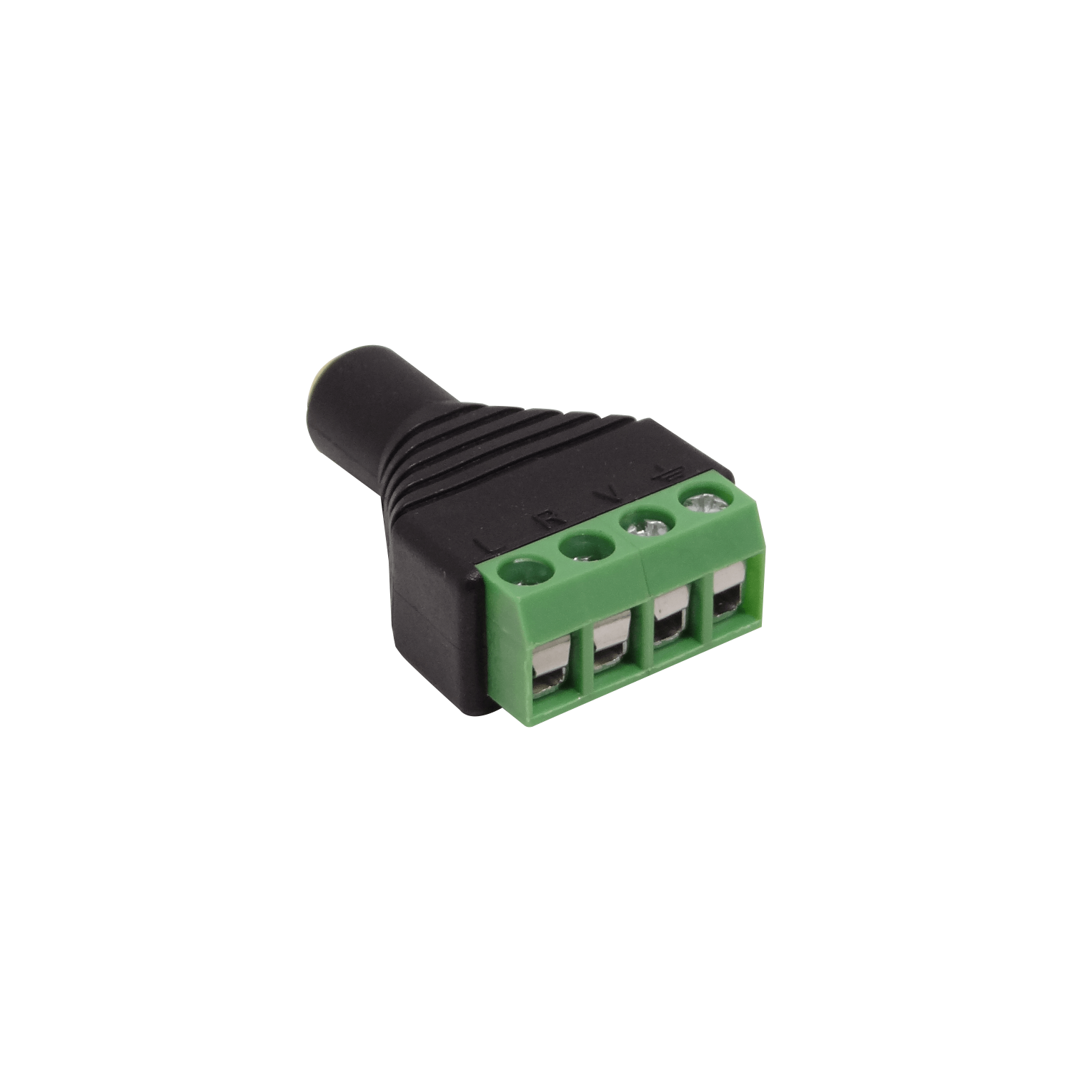 Conector A/V 4-Pin Jack 3.5mm Hembra a Regleta Terminal 1