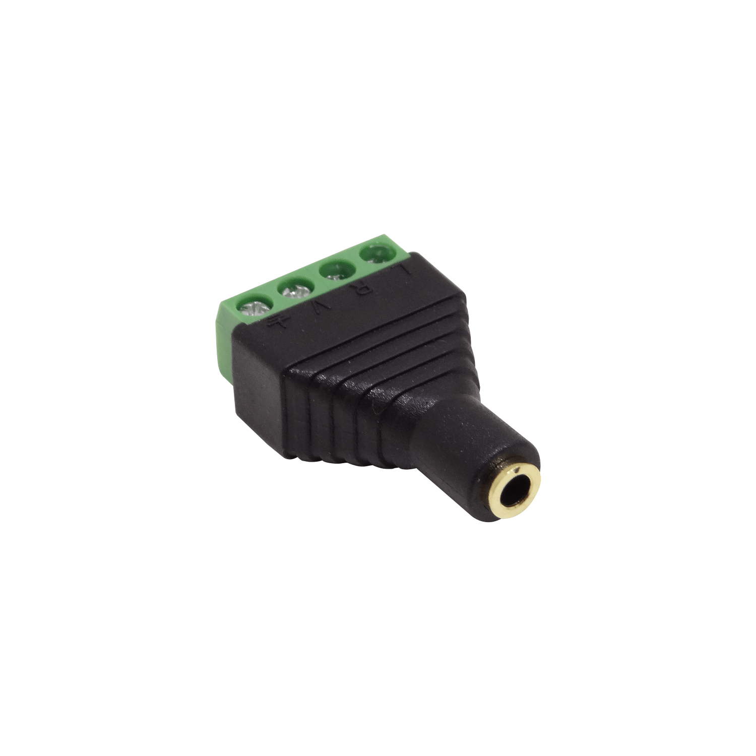 Conector A/V 4-Pin Jack 3.5mm Hembra a Regleta Terminal 2