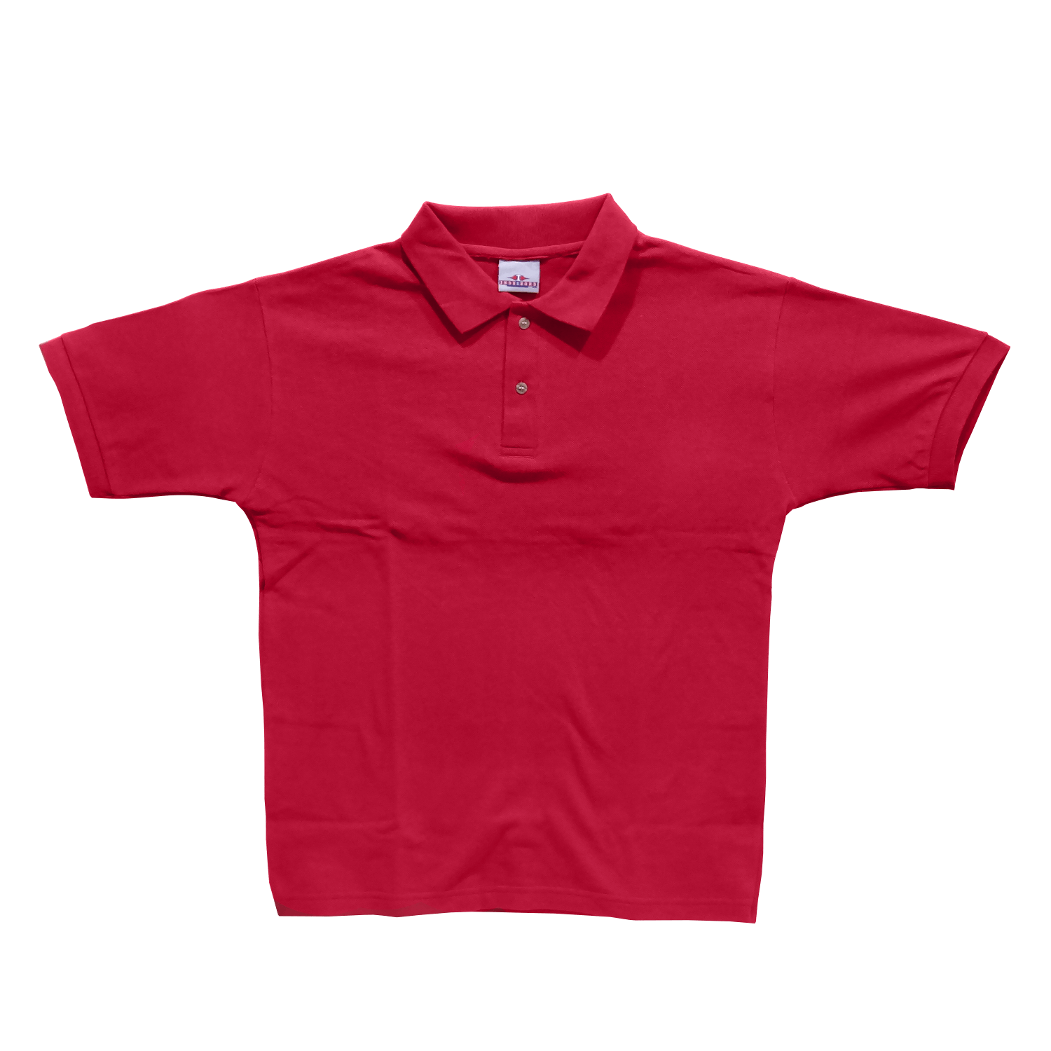 Polera Roja Piqué 100% Algodón Talla S – INDUSBORD (Modelo: POLERA-RS) 1