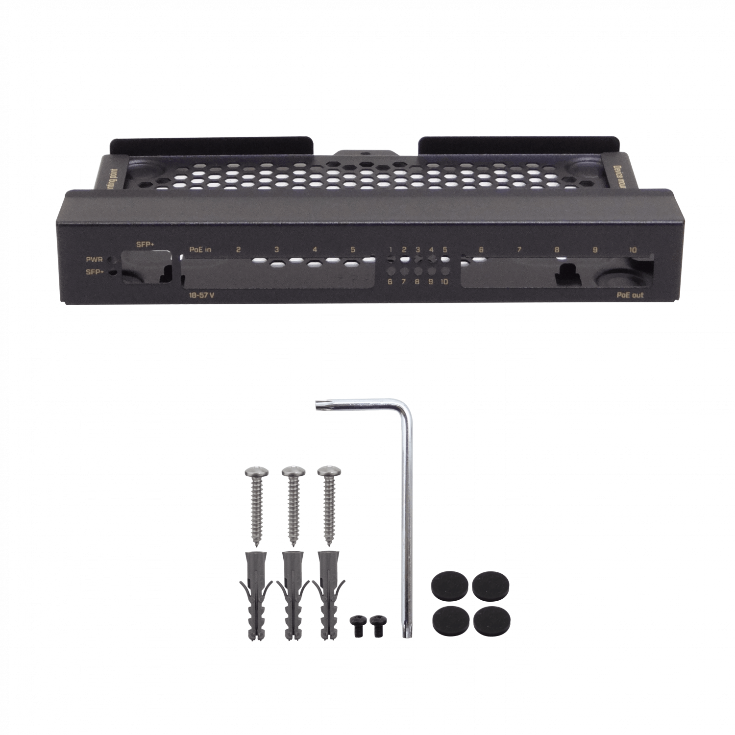 Soporte Mural MIKROTIK para Serie RB4011, 230x33x151mm 2
