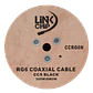 RG6 Negro 305mts Carrete RG-6 Cable Coaxial 75ohm Aleacion-CCS - Miniatura 2