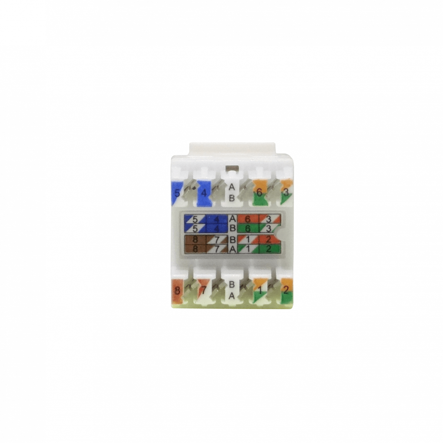 Keystone Furukawa KP5WF Cat5e UTP Multilan hembra RJ45 blanco 1