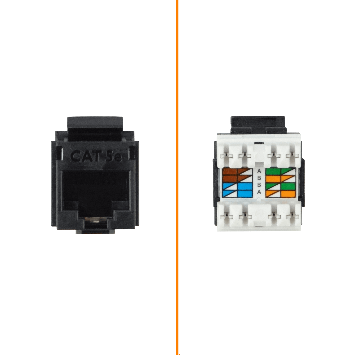 Keystone Furukawa KP5NF Cat5e UTP Multilan hembra RJ45 negro 1