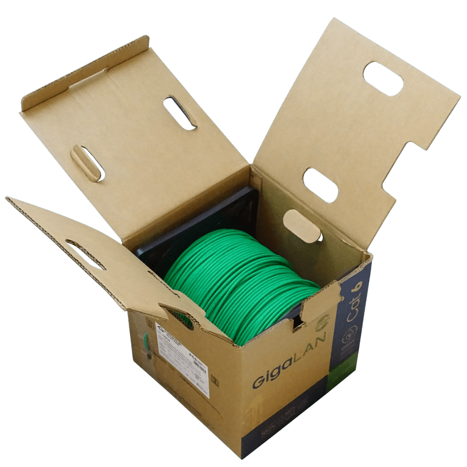 Caja Cable FURUKAWA CAT6 UTP Verde LSZH 305m Unifilar Gigalan 1