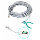 Cable Patch Furukawa Cat5e 10mt Gris U/UTP CM RJ45 Multilan - Miniatura 2