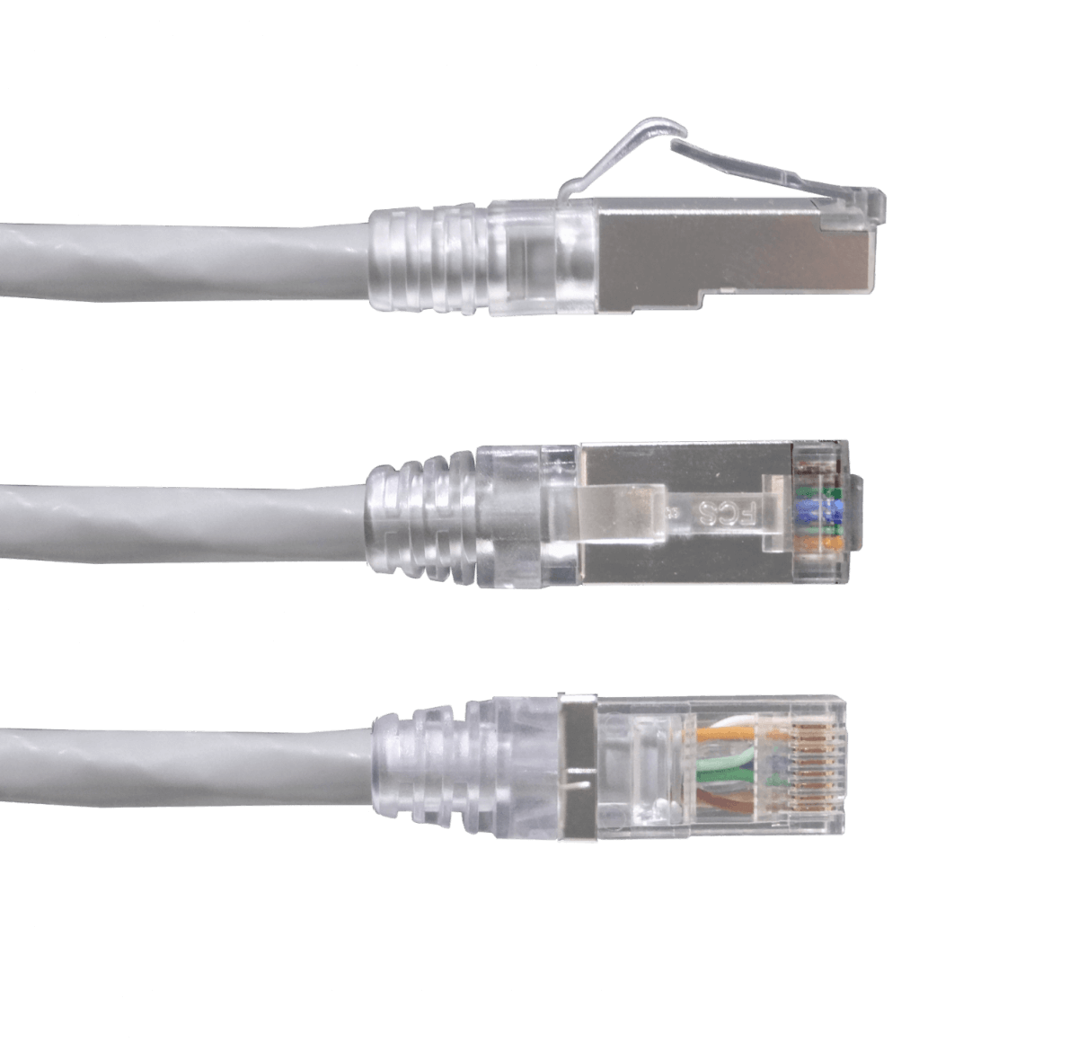 Cable Patch Furukawa Cat6a 1mt Gris F/UTP LSZH RJ45 Gigalan 1