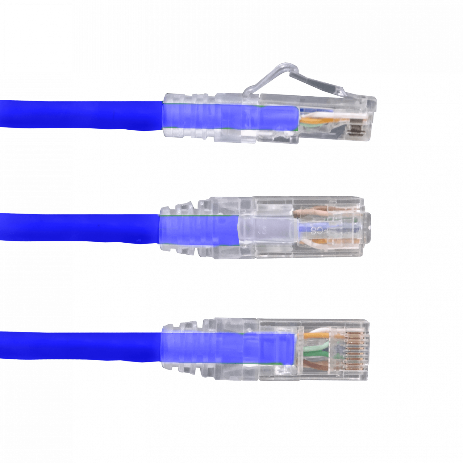 Cable Patch Furukawa Cat6 1mt Azul U/UTP LSZH RJ45 Gigalan 2