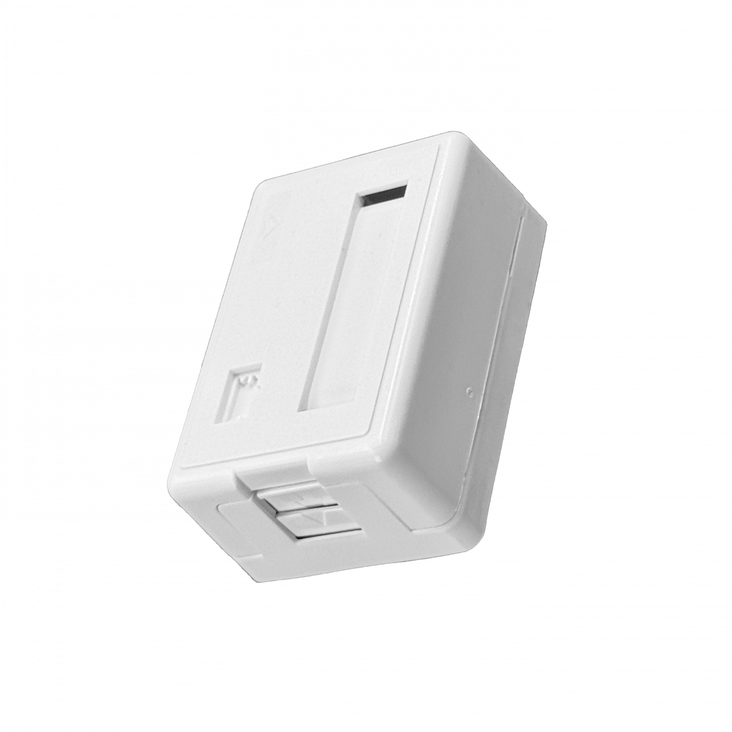 Roseta Furukawa RST-1P sobrepuesta blanca para 1 keystone 27x45x66mm 1