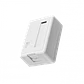 Roseta Furukawa RST-1P sobrepuesta blanca para 1 keystone 27x45x66mm - Miniatura 1