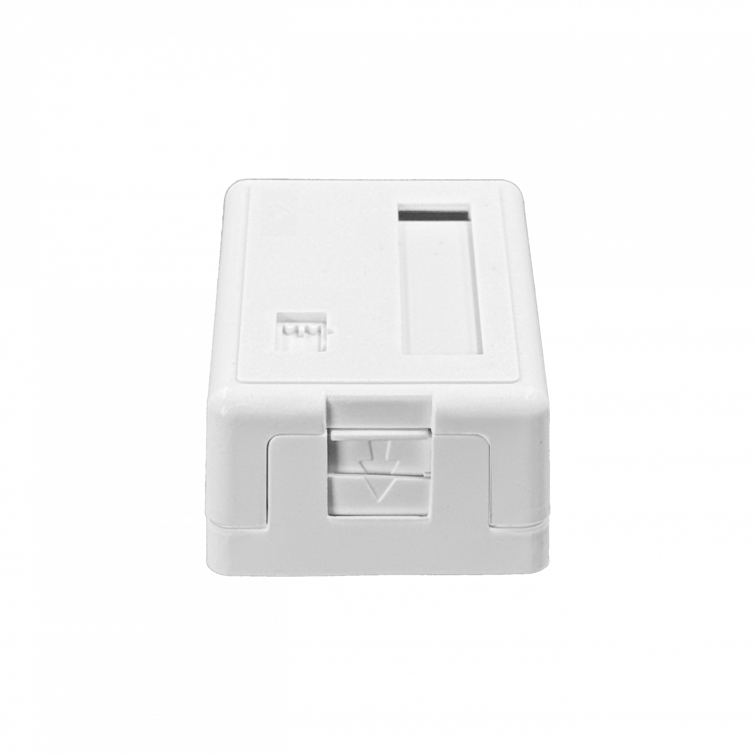 Roseta Furukawa RST-1P sobrepuesta blanca para 1 keystone 27x45x66mm 4