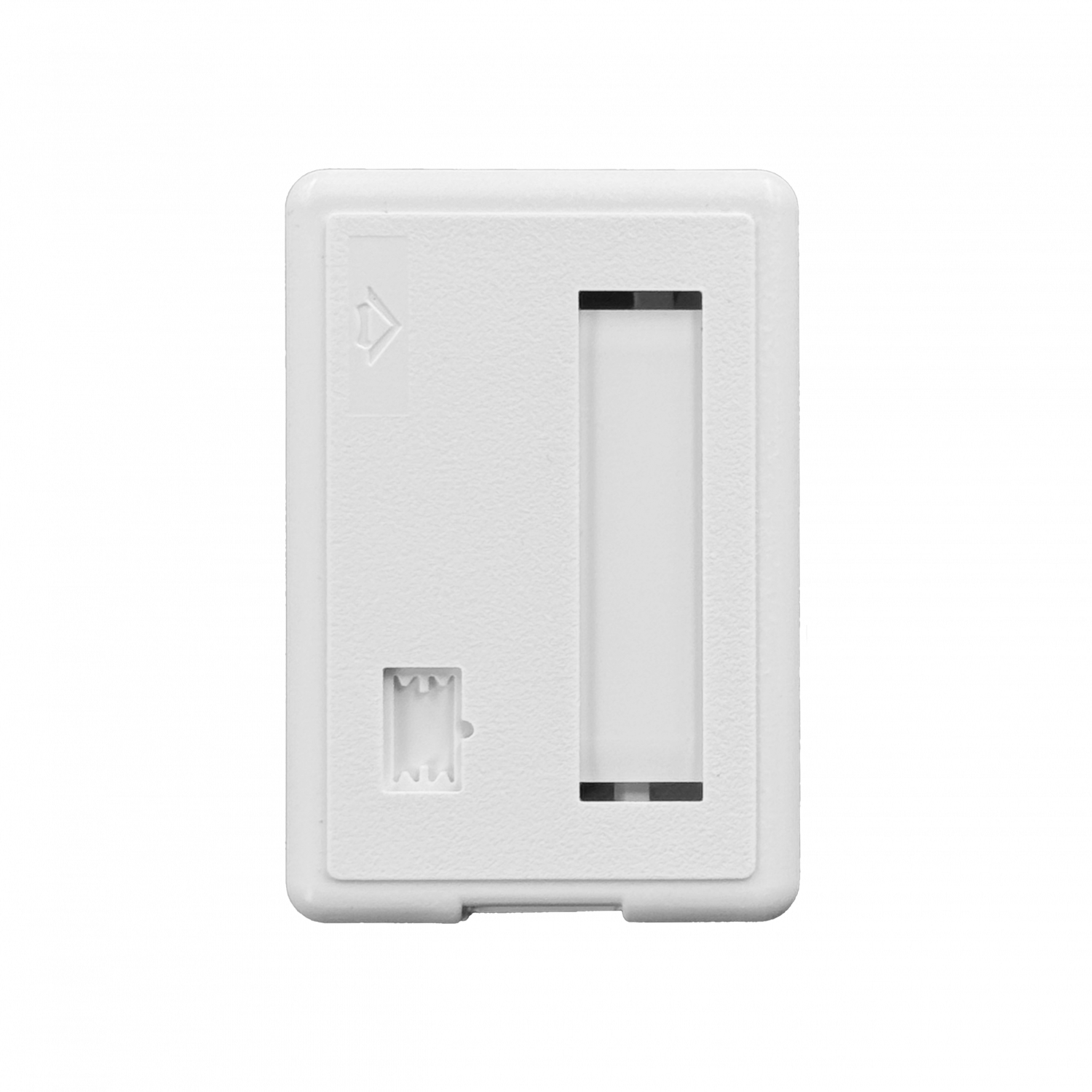 Roseta Furukawa RST-1P sobrepuesta blanca para 1 keystone 27x45x66mm 5