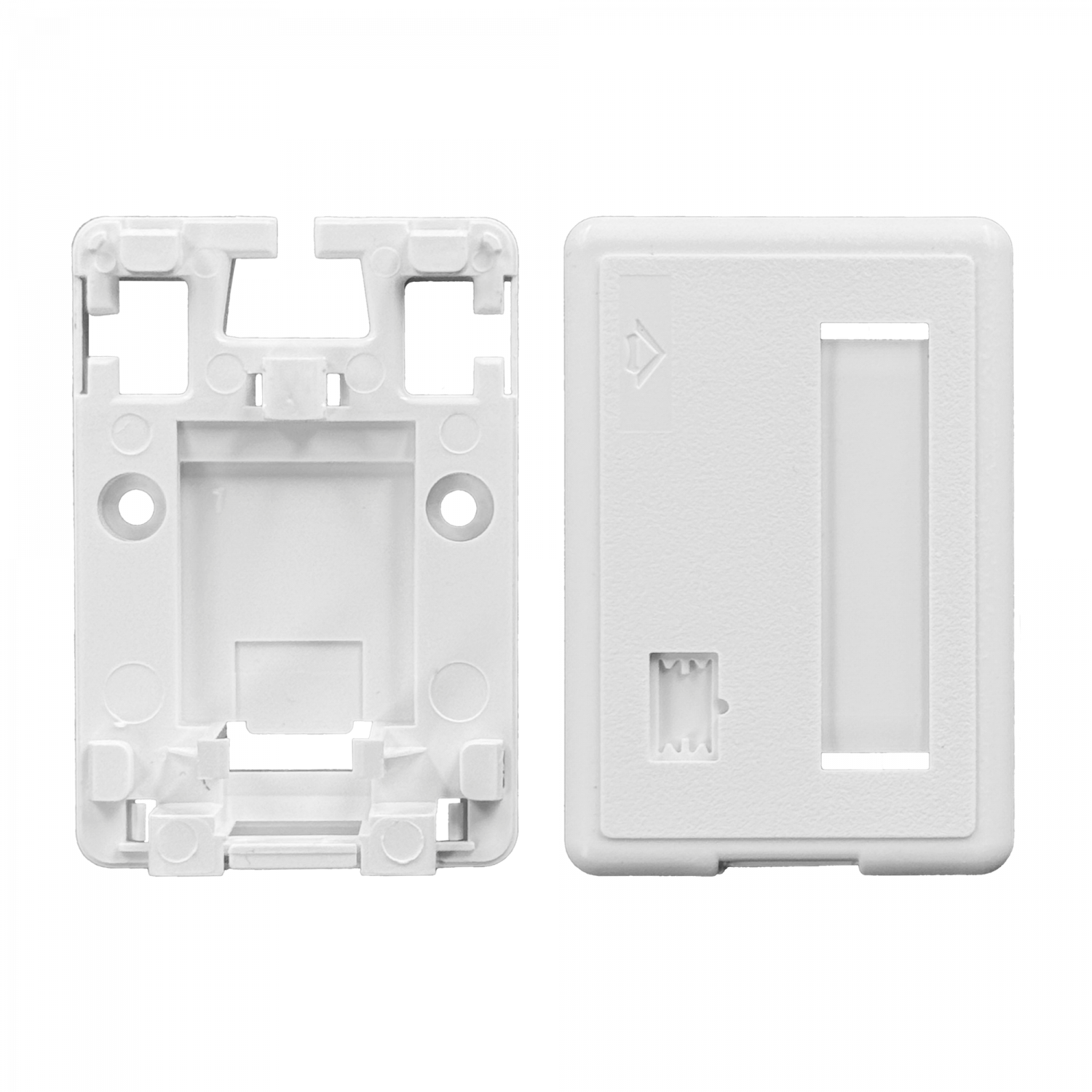 Roseta Furukawa RST-1P sobrepuesta blanca para 1 keystone 27x45x66mm 7
