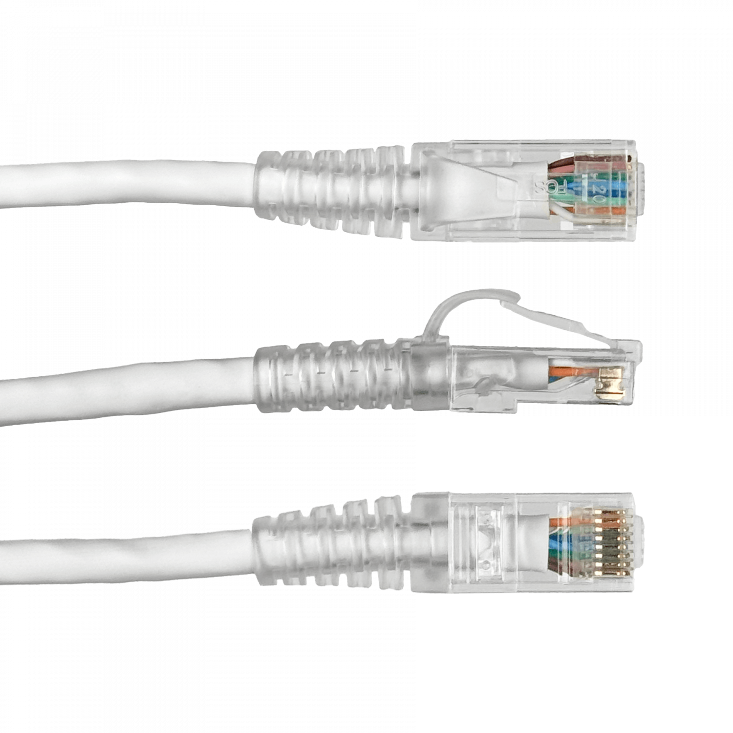 Cable Patch Furukawa Cat5e 3mt Blanco U/UTP CM RJ45 Multilan 2
