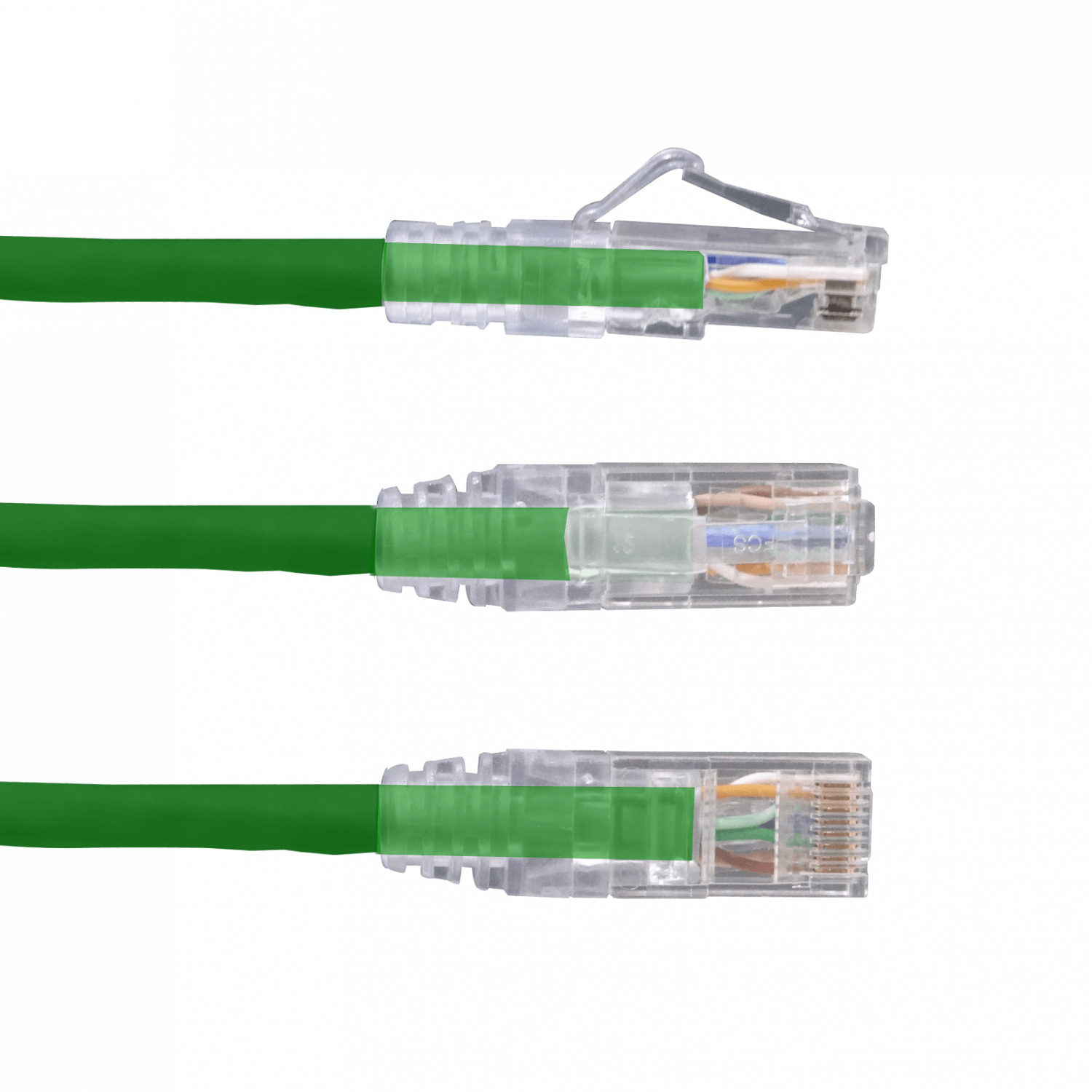 Cable Patch Furukawa CP6V-1F Cat6 verde UUTP LSZH 1 metro con RJ45 1