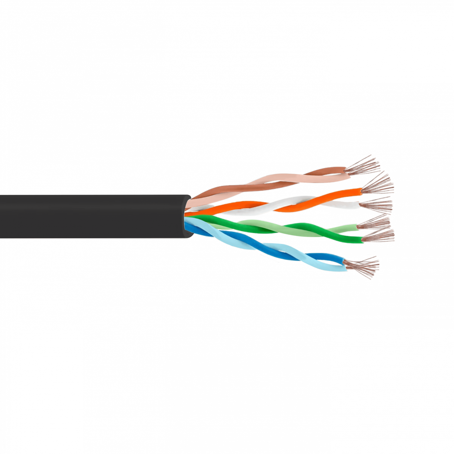 Cable Patch Furukawa Cat5e 2mt Negro U/UTP CM RJ45 Multilan 3