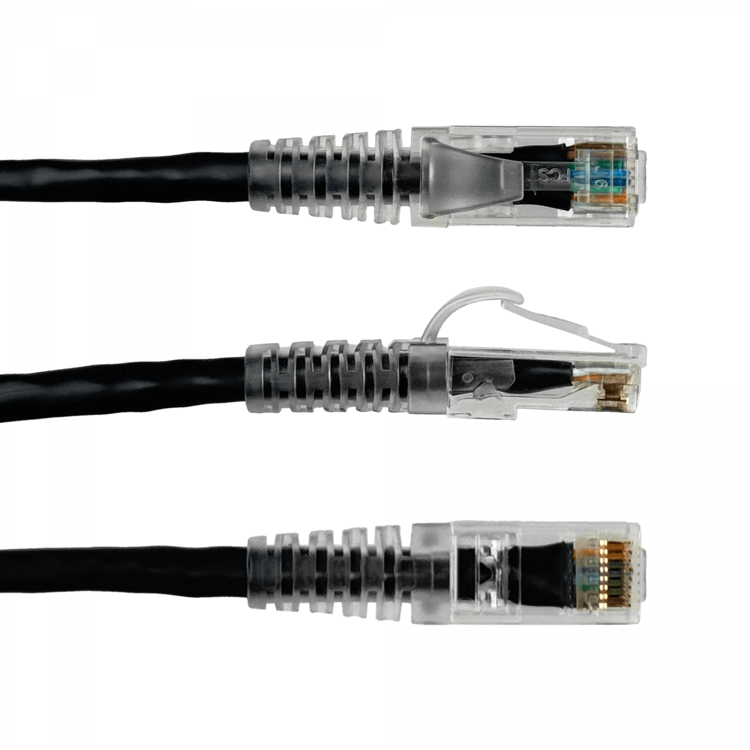 Cable Patch Furukawa Cat5e 2mt Negro U/UTP CM RJ45 Multilan 4