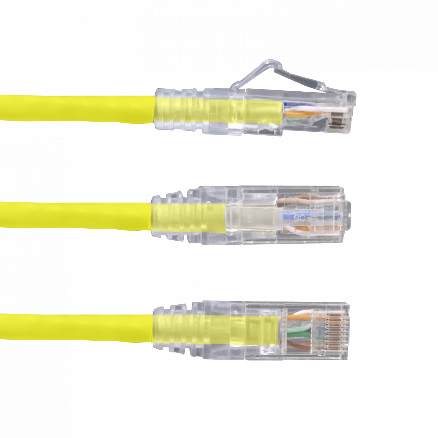 Cable Patch Furukawa Cat6 1mt Amarillo U/UTP LSZH RJ45 Gigalan 1