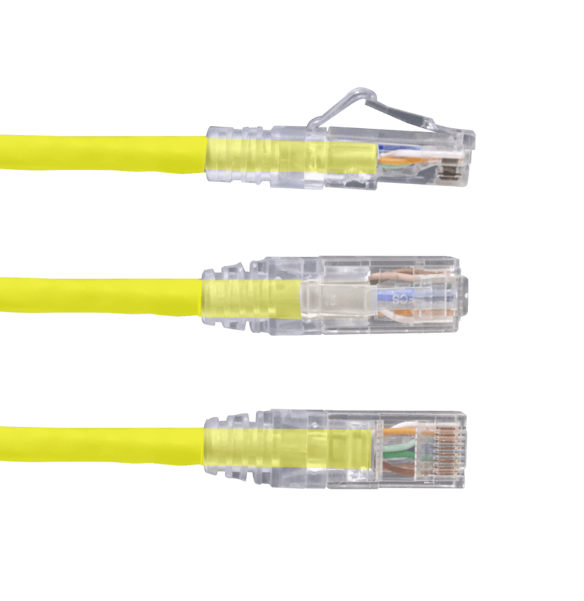 Cable Patch Furukawa Cat6 2mt Amarillo U/UTP LSZH RJ45 Gigalan 1