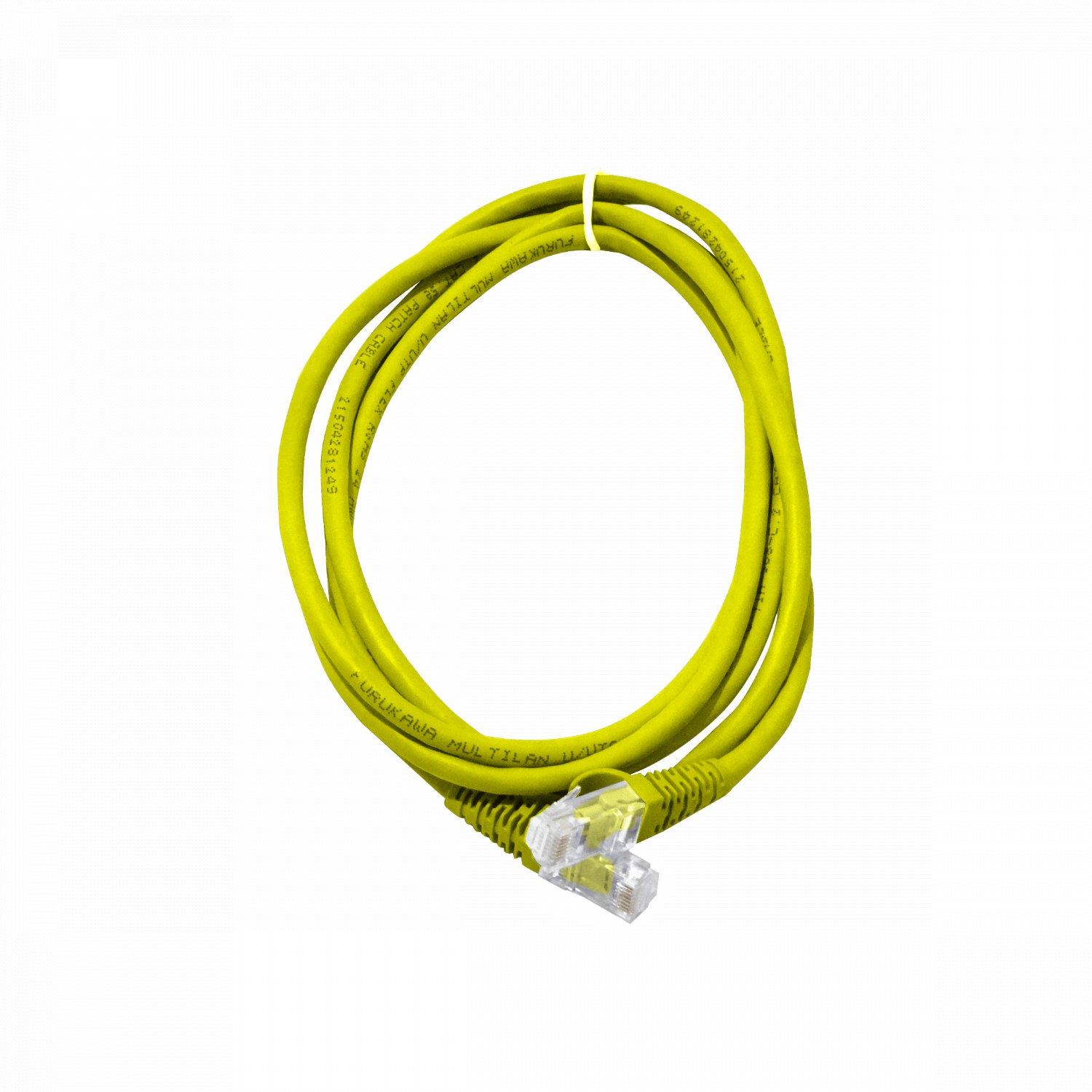 Cable Patch Furukawa Cat6 2mt Amarillo U/UTP LSZH RJ45 Gigalan 2