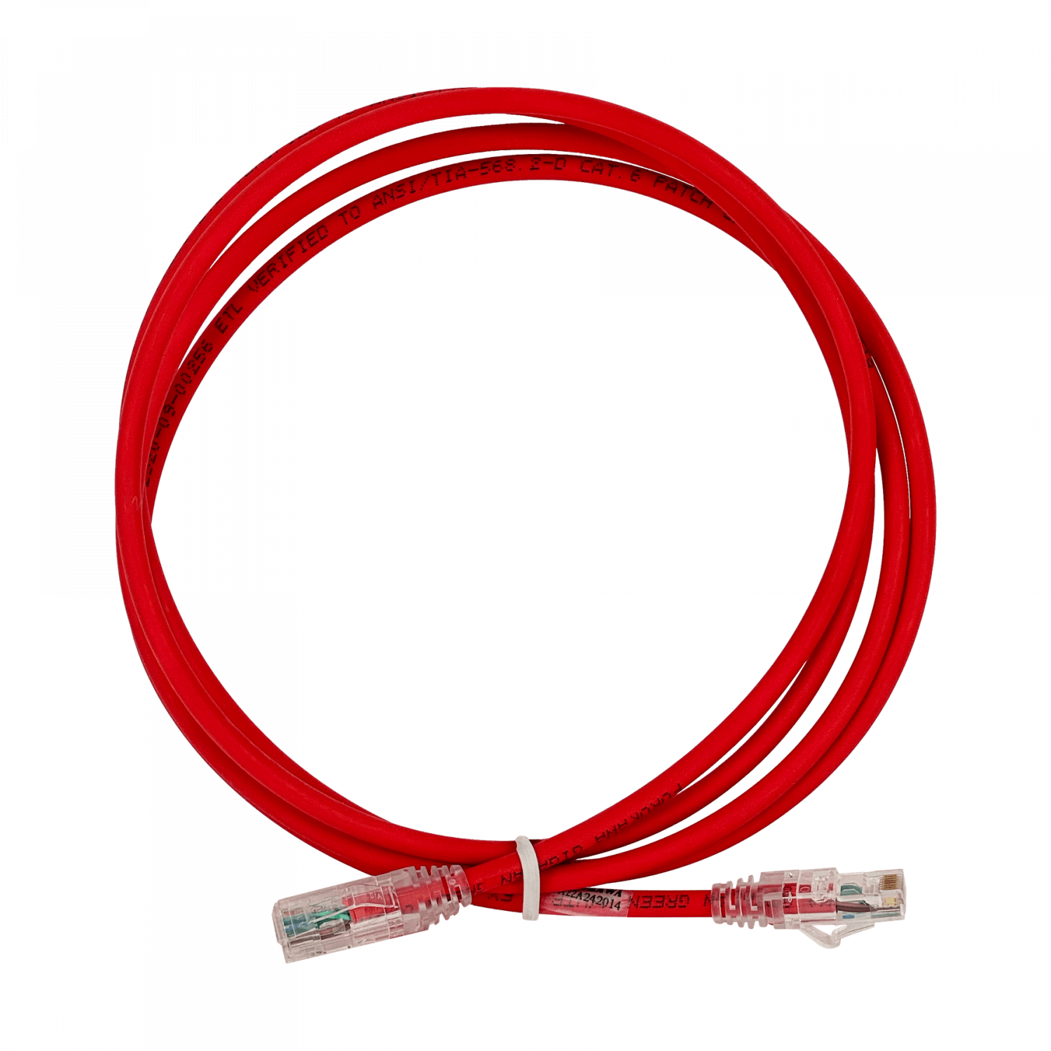 Cable Patch Furukawa Cat6 2mt Rojo U/UTP LSZH RJ45 Gigalan 2