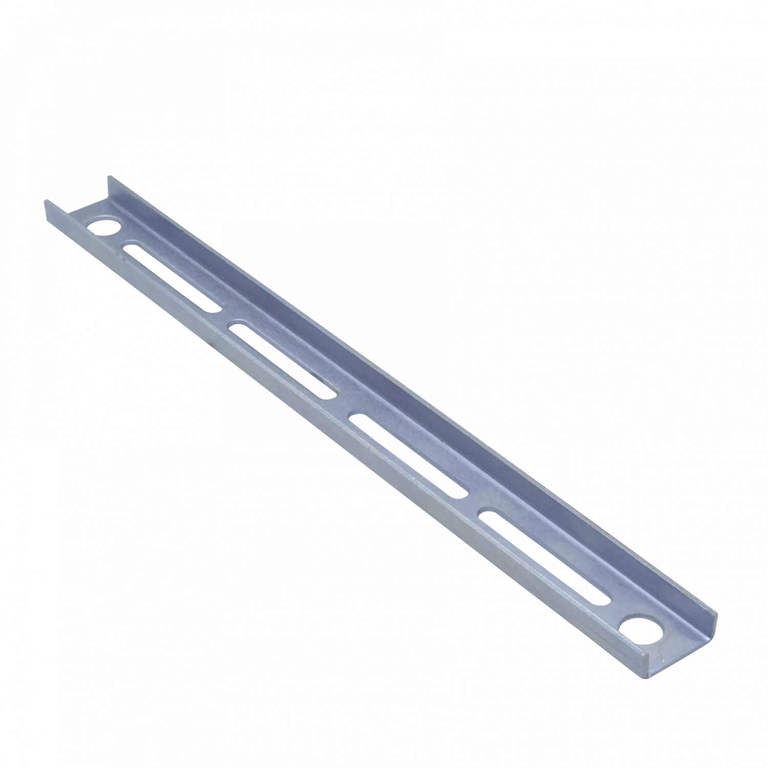 Barra metálica ranurada CCA-40B, 40 cm, soporte para CC-240 (400×39×14 mm) 1