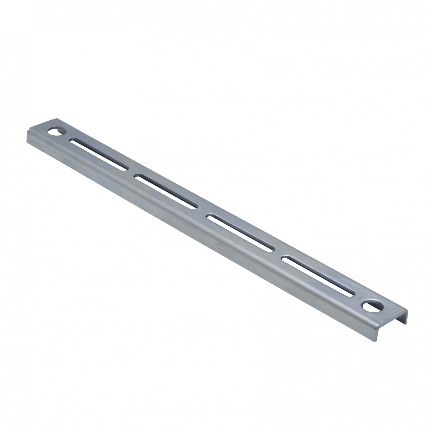 Barra metálica ranurada CCA-40B, 40 cm, soporte para CC-240 (400×39×14 mm) 2