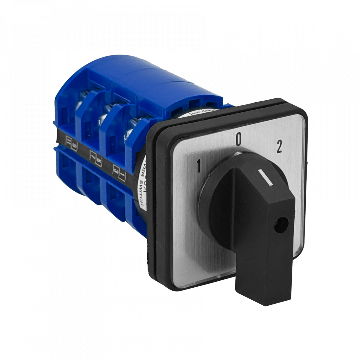 Conmutador 3-Fases 1-0-2 63A 660V 3-pos Interruptor 64x64mm D-90mm 1