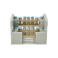 2x7-Polos Repartidor Bipolar 125A 40ºC 500V 1,5-25mm2 - Miniatura 5