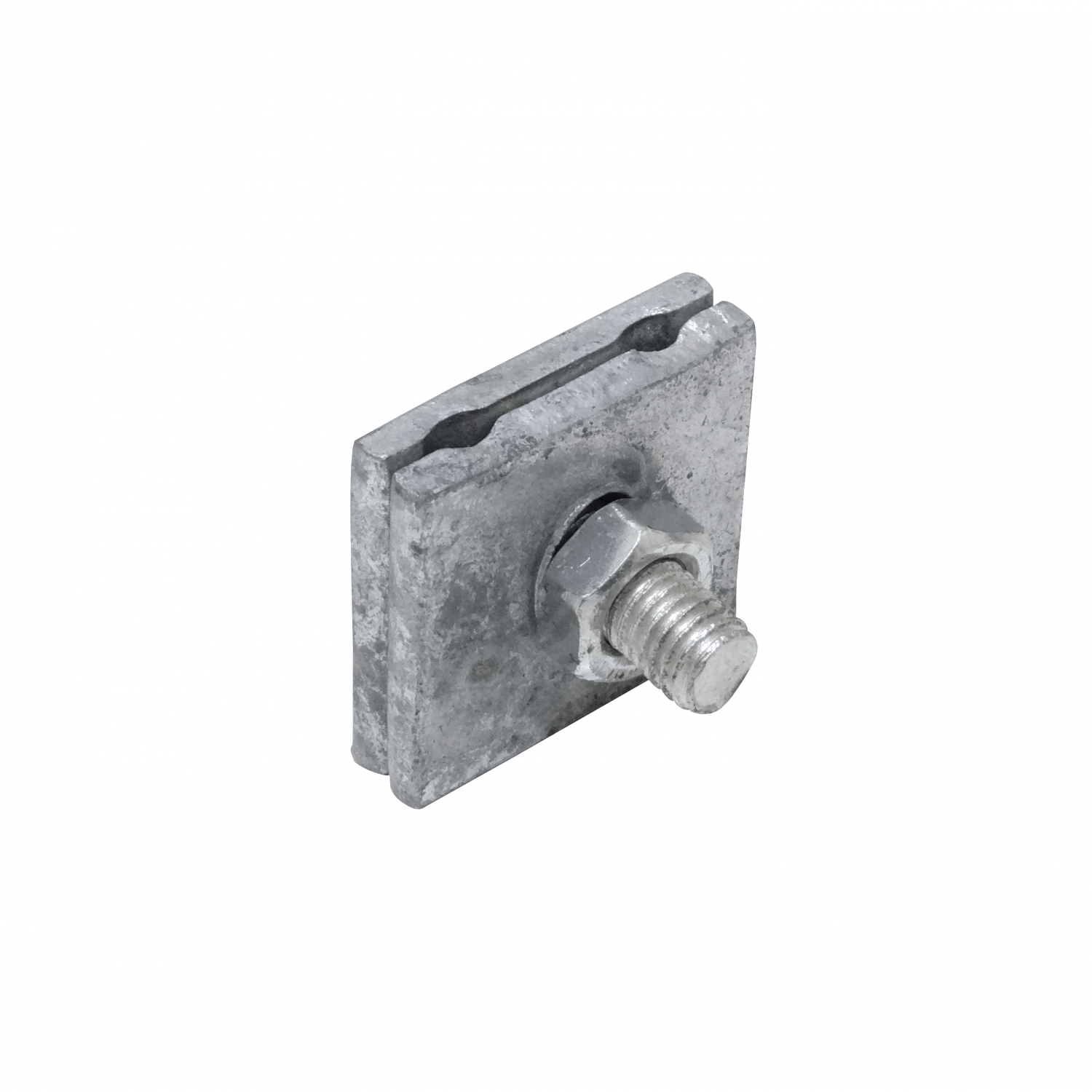 Brida 1-Perno-Hex3/4p 45x46x5mm Largo-38mm M12 para Sujecion Postacion 4