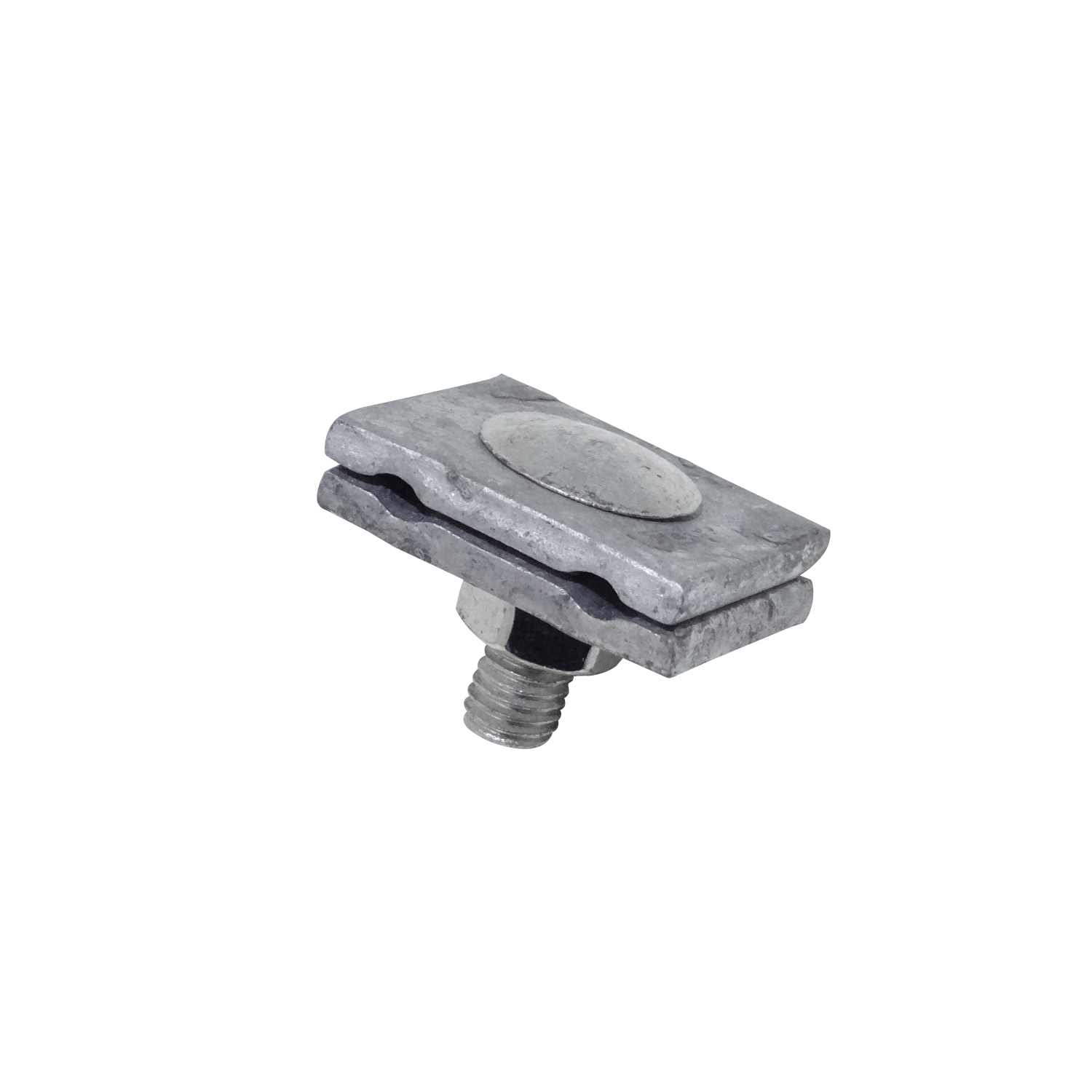 Brida 1-Perno-Hex3/4p 45x46x5mm Largo-38mm M12 para Sujecion Postacion 5