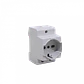 Enchufe c/Tierra Schuko-Chile 10/16A p/RielDin Ancho-44mm Certificable - Miniatura 4