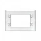 KALOP Placa Zen 3-Puestos Basica Blanco Tapa 3-Modulo 128x89mm KS41510 - Miniatura 1