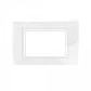 KALOP Placa Zen 3-Puestos Basica Blanco Tapa 3-Modulo 128x89mm KS41510 - Miniatura 3