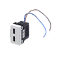 KALOP Modulo 2xUSB-AH 5V 2A 10W 100-240VAC req-Bastidor KS40490 - Miniatura 1