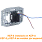 KALOP Modulo 2xUSB-AH 5V 2A 10W 100-240VAC req-Bastidor KS40490 - Miniatura 4