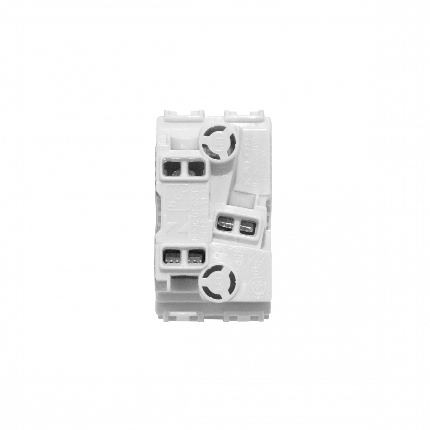 KALOP Blanco Pulsador N/A Unipolar Timbre 16A 250V req/KEP-A KL40130 3