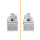 KALOP 10/16A Blanco 2b+T Enchufe Hembra 250V req/KEP-A KL40260 - Miniatura 3