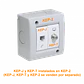 KALOP Blanco Toma Catv Pin Fino F-F Coaxial F-H/F-H req/KEP-A KL40291 - Miniatura 2