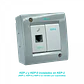 KALOP Blanco Toma Telefonica RJ11 6P4C req/KEP-A KL40321 - Miniatura 3