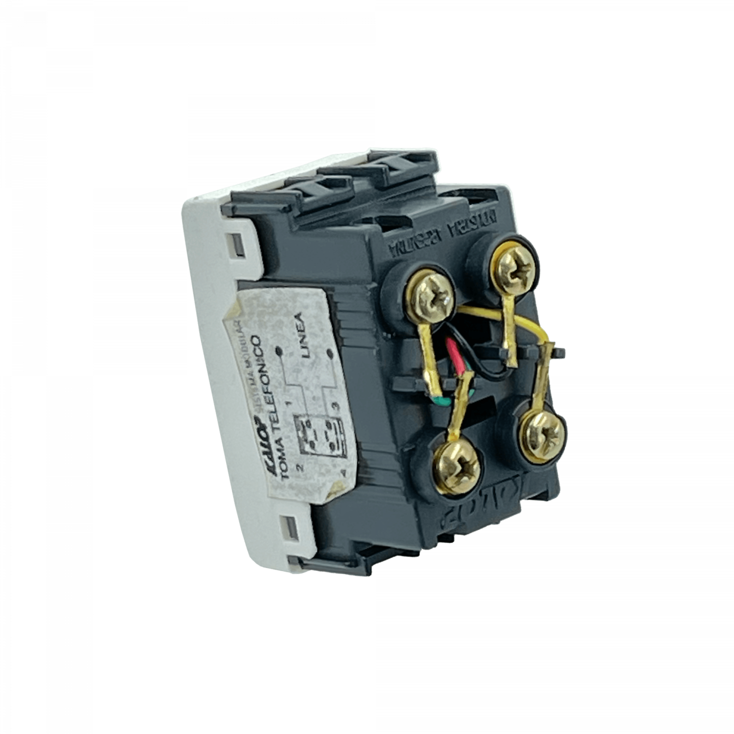 KALOP Blanco Toma Telefonica RJ11 6P4C req/KEP-A KL40321 4
