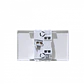 KALOP Blanco Teclon Pulsador 2pin Interrupt 16A 250V req/KEP-A KP40123 - Miniatura 3