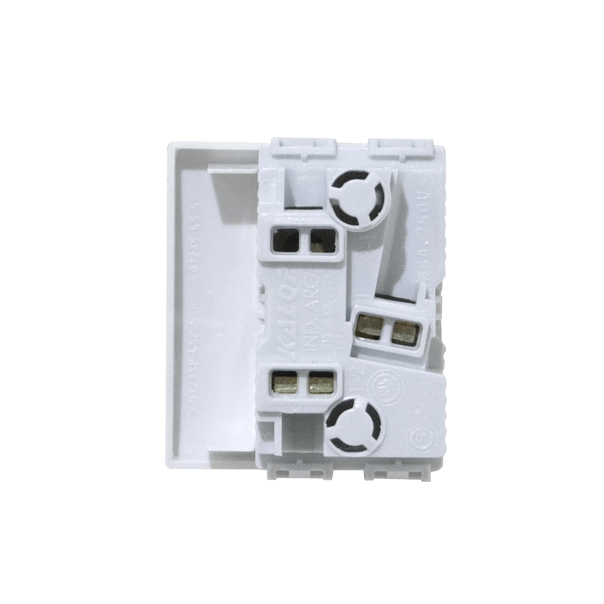 KALOP Blanco Teclon/2 2pin 9/12 Interruptor 16A 250V req/KEP-A KS40123 2