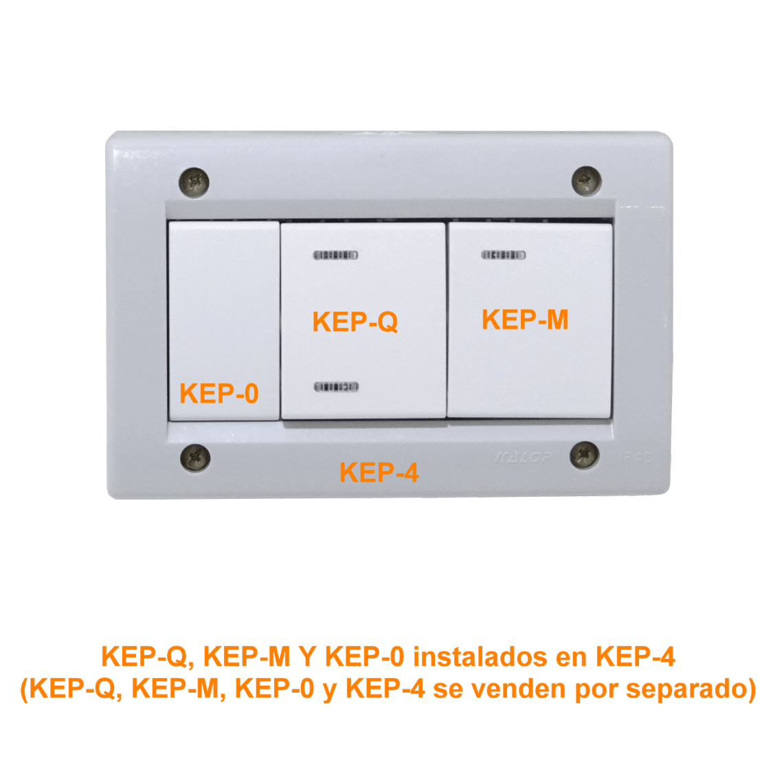 KALOP Blanco Teclon/2 2pin 9/12 Interruptor 16A 250V req/KEP-A KS40123 3