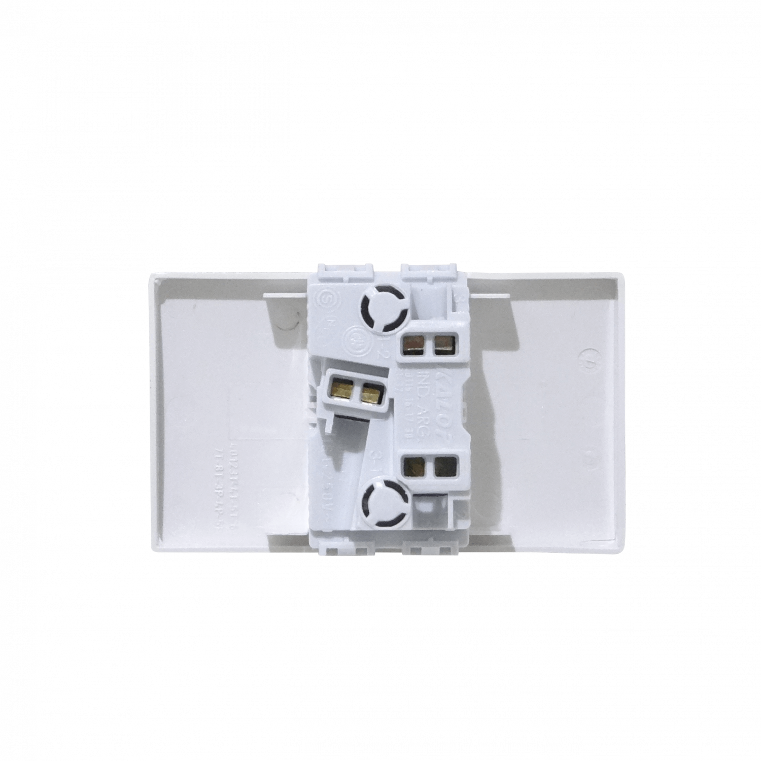 KALOP Blanco Teclon 2pin 9/12 Interruptor 16A 250V req/KEP-A KT40123 5