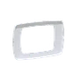 KALOP Jonica Blanco Placa Tapa 3 Modulos 3-Puestos req/KEP-X KL40815 - Miniatura 1