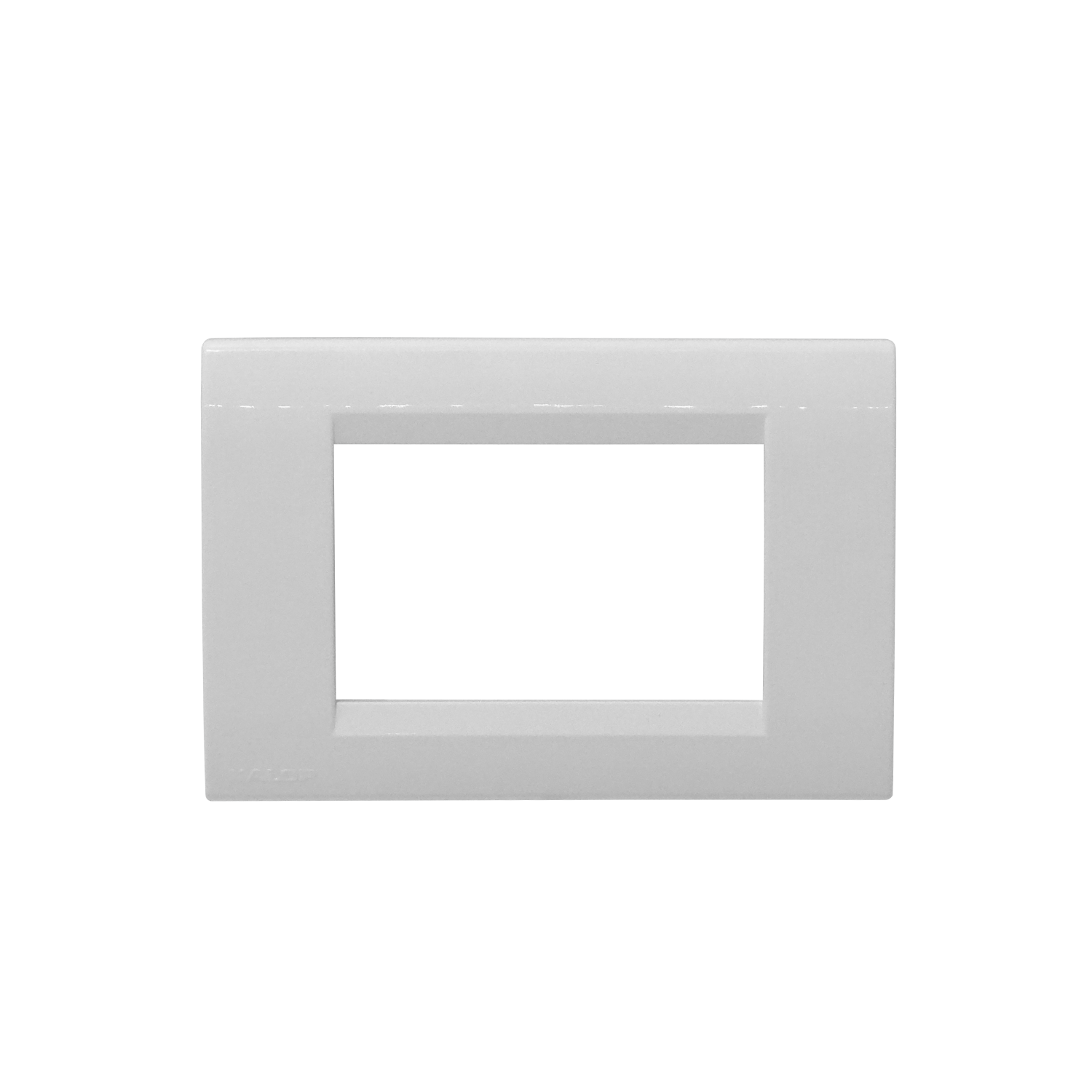 KALOP Placa Civil 3-Puestos Blanco Tapa 3-Modulos 122x82mm KL/KS40710 2
