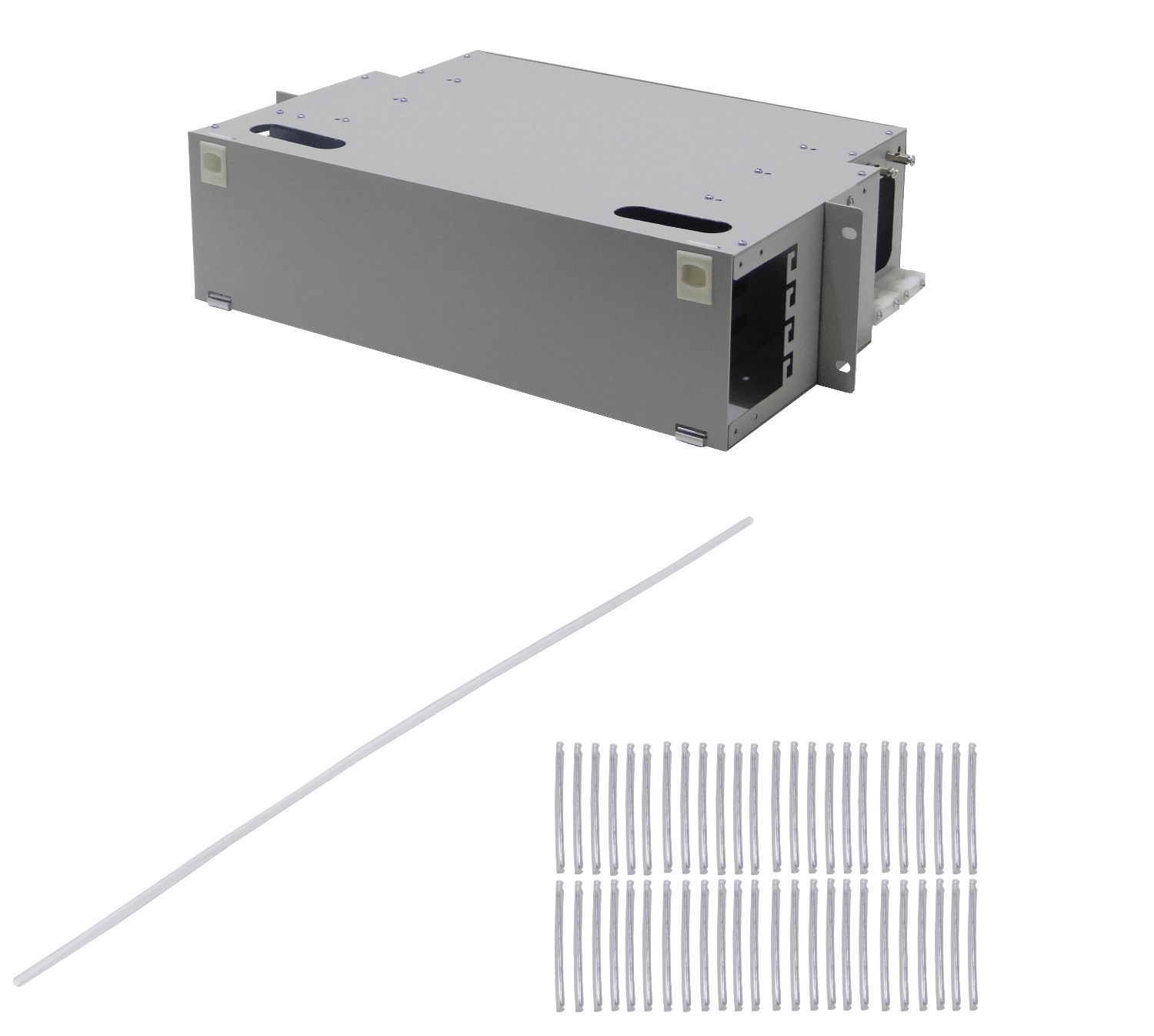 Cabecera 3U-Rack Metalica tipo ODF para 4 bandeja 1