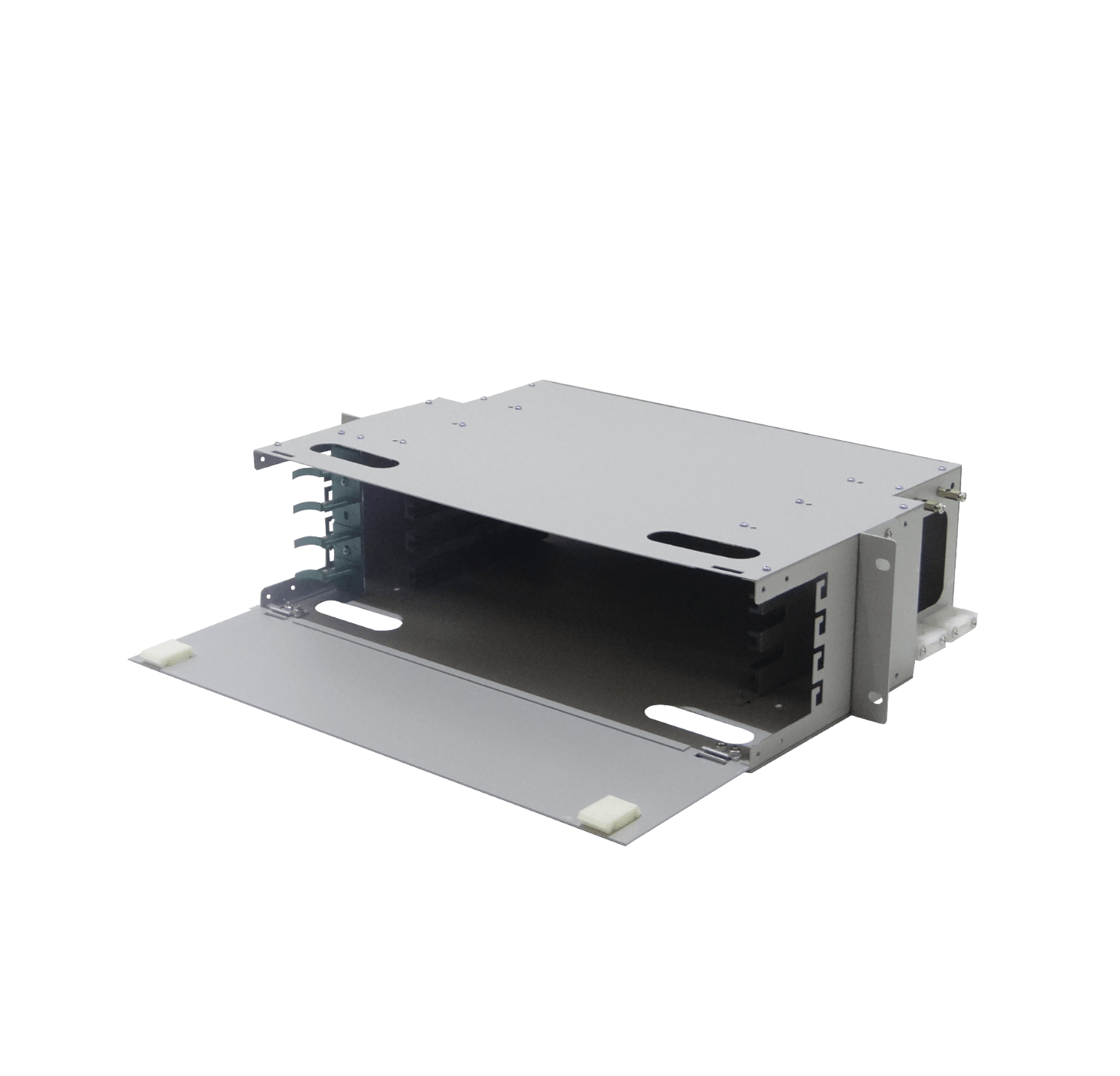 Cabecera 3U-Rack Metalica tipo ODF para 4 bandeja 4