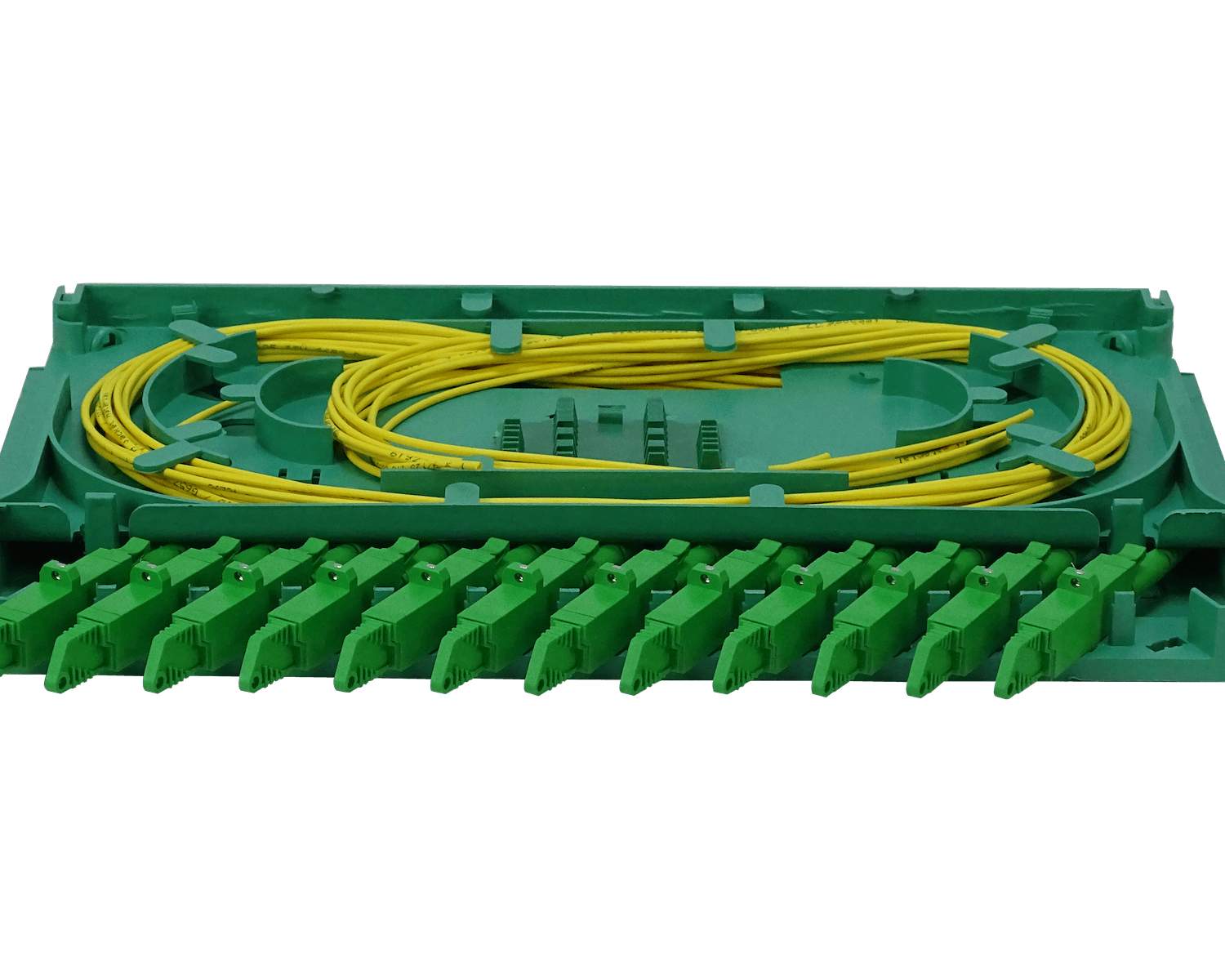 Bandeja 12-E2000/APC p/Cabecera tipo ODF incluye pigtails-SM y coplas 3